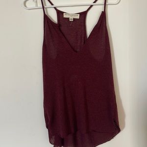 Maroon Knit Tank